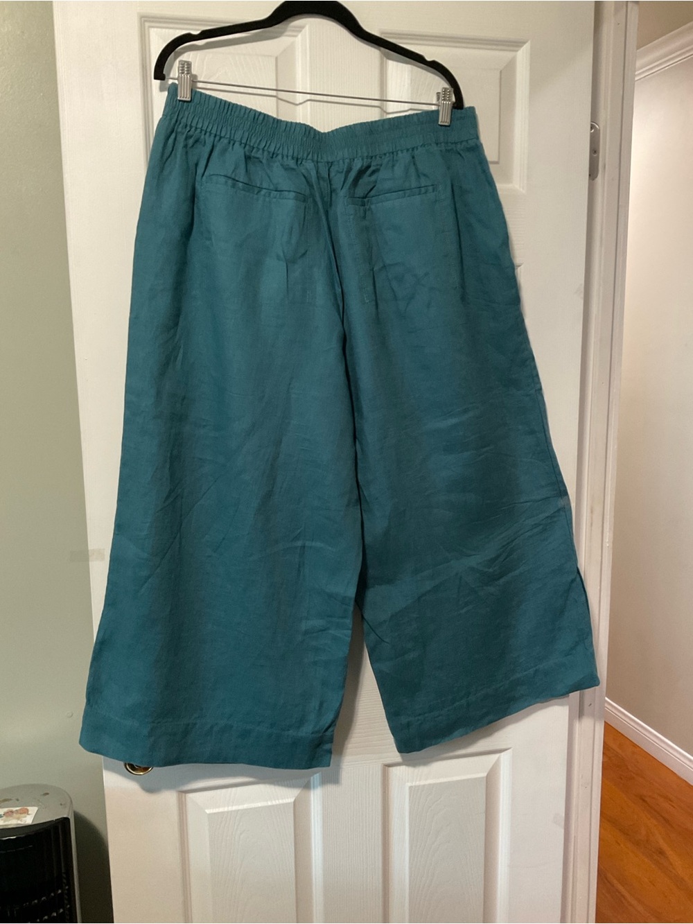 Athleta Teal Wide-Leg Pants - Picture 2 of 2